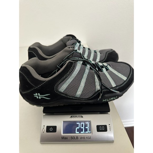 KURU Chicane Shoes Black Delirium Low Top Walking Shoes Sz 10 Leather Orthopedic - Picture 9 of 9